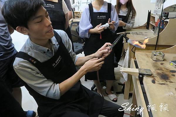 [台中] JoAngus喬安格斯珠寶學院-DIY手做純銀項鍊,戒指 @博士生瘋狂日記