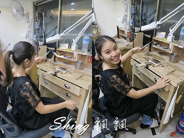 [台中] JoAngus喬安格斯珠寶學院-DIY手做純銀項鍊,戒指 @博士生瘋狂日記