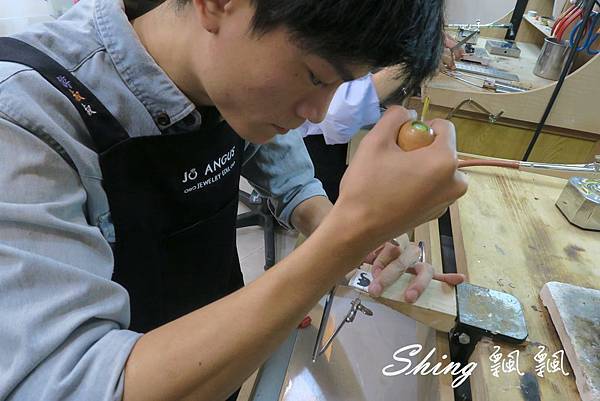 [台中] JoAngus喬安格斯珠寶學院-DIY手做純銀項鍊,戒指 @博士生瘋狂日記