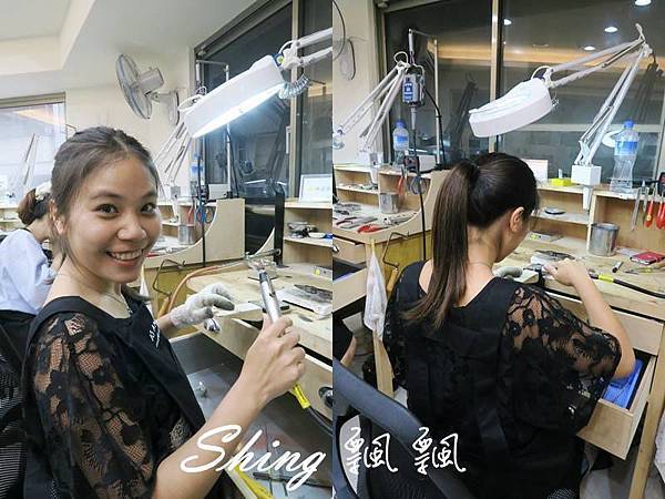 [台中] JoAngus喬安格斯珠寶學院-DIY手做純銀項鍊,戒指 @博士生瘋狂日記