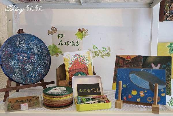 [台中] 森林漫步Art Studio -創作手繪工作室，博館三街裡面的藝術家 @博士生瘋狂日記