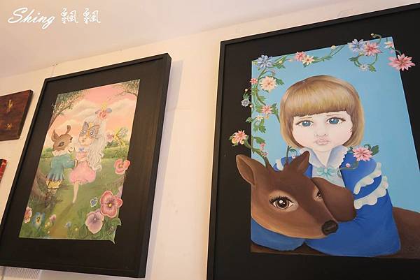 [台中] 森林漫步Art Studio -創作手繪工作室，博館三街裡面的藝術家 @博士生瘋狂日記
