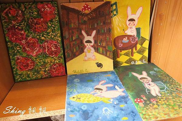 [台中] 森林漫步Art Studio -創作手繪工作室，博館三街裡面的藝術家 @博士生瘋狂日記