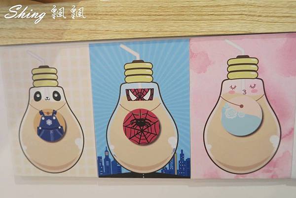 [台北] 全台獨家義芙糖Eve&T超可愛表情燈泡鮮奶茶-板橋車站新進駐大型燈泡瓶 @博士生瘋狂日記