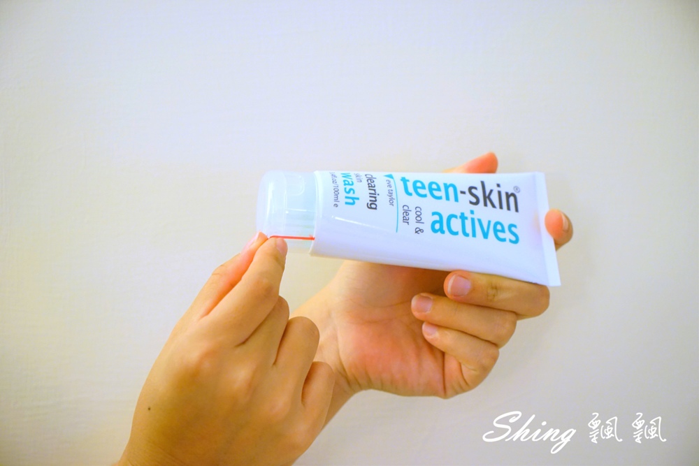 [保養] 英國 TEEN SKIN ACTIVES 清涼洗顏微粒凝膠-薄荷感按摩舒緩洗面乳 @博士生瘋狂日記