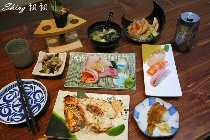 [台中] 三合屋手作壽司日式料理-誇張爆滿系列軍艦壽司，美味新鮮平價嚐鮮 @博士生瘋狂日記