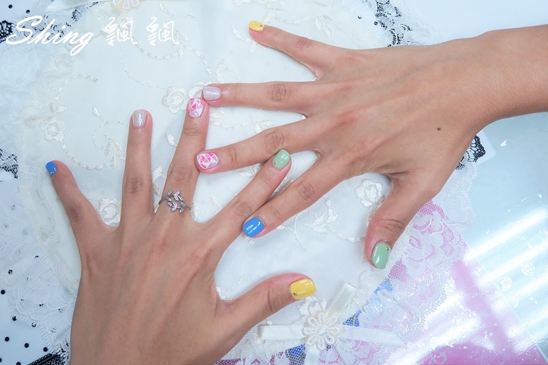 [台中] 粉艾妮美甲沙龍台中店-馬卡龍繽紛色系抓住夏天的尾巴，還享美甲免費卸甲 @博士生瘋狂日記