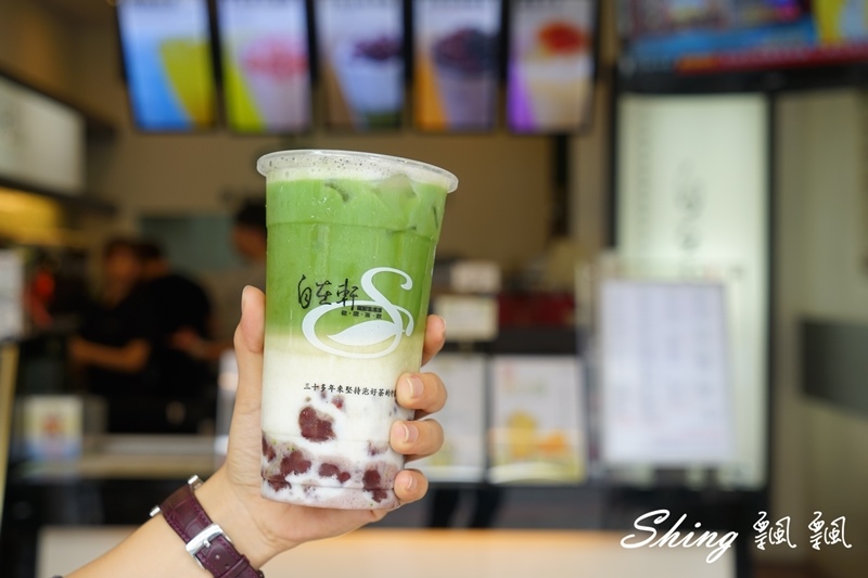 [台中] 自在軒健康茶飲-品好茶，少女最愛日式宇治金時拿鐵，波霸漸層飲料最吸睛 @博士生瘋狂日記