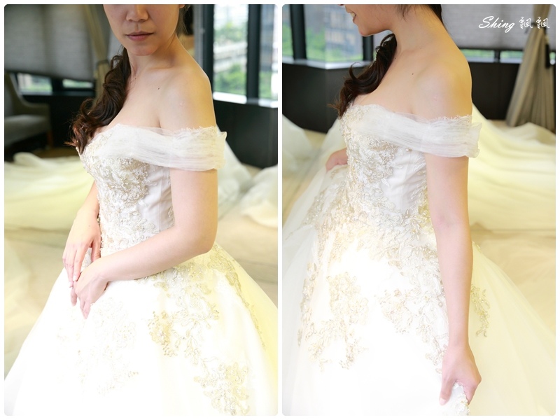 [台北] 金紗夢婚禮自助婚紗-單租訂製禮服，設計款讓身材好價錢又漂亮 @博士生瘋狂日記