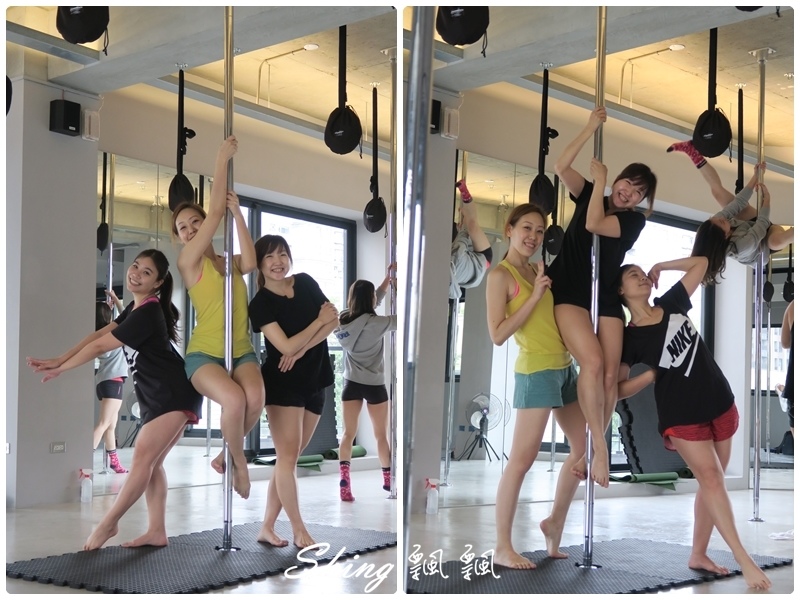 [運動] 台中core yoga 鋼管舞蹈-用核心跟手臂訓練身體平衡，在鋼管上旋轉的刺激初體驗 @博士生瘋狂日記