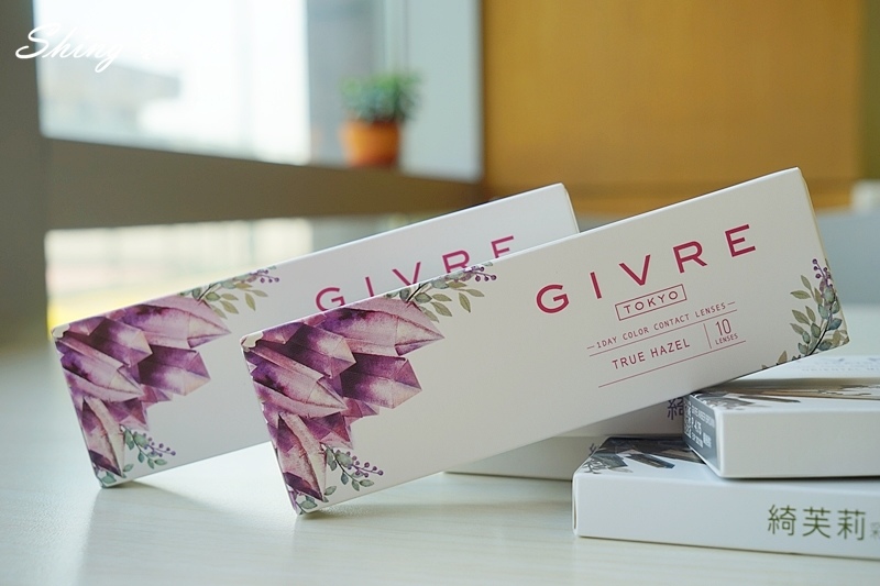 [穿搭] GIVRE TOKYO綺芙莉彩色日拋隱形眼鏡-代官山杏，新宿紫灰，銀座棕 @博士生瘋狂日記