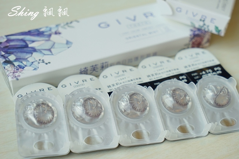 [穿搭] GIVRE TOKYO綺芙莉彩色日拋隱形眼鏡-代官山杏，新宿紫灰，銀座棕 @博士生瘋狂日記