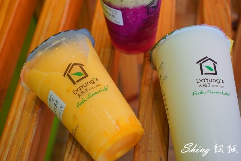 [台中]大苑子逢甲店水果飲料夏日大推薦-奇異恰恰，愛文芒果冰沙，蘋果輕多飲 @博士生瘋狂日記