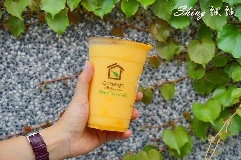 [台中]大苑子逢甲店水果飲料夏日大推薦-奇異恰恰，愛文芒果冰沙，蘋果輕多飲 @博士生瘋狂日記