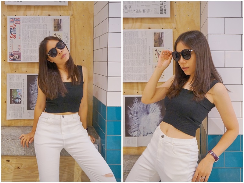 [穿搭] 肯墨鏡Ken Eyewear-讓太陽眼鏡成為生活中最帥氣的那一部份，縮小臉型，穿搭加分 @博士生瘋狂日記
