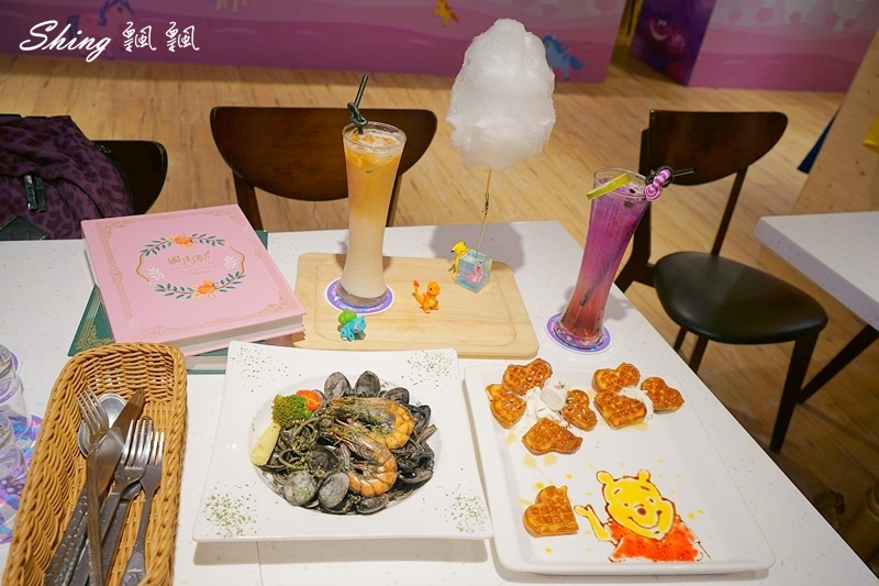 圖角獸咖啡Paint cafe-台北東區角色變裝咖啡館，IG網美下午茶餐廳，公主系列衣服最受歡迎，但我竟然比較適合馬力歐! @博士生瘋狂日記