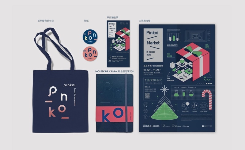 2019 Pinkoi Market 華山品品市集聖誕實驗基地，台北聖誕站，大人感的主視覺搖擺登場! @博士生瘋狂日記