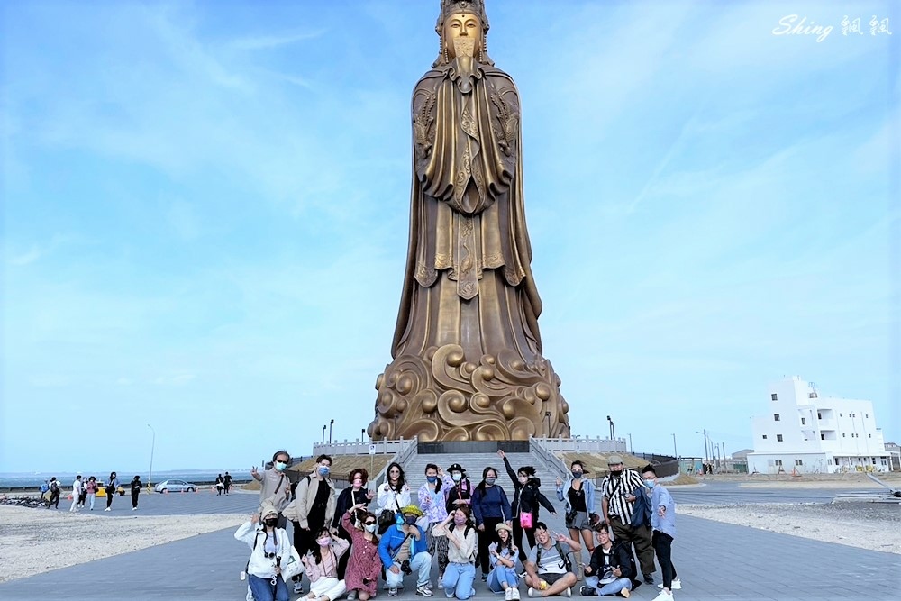 澎湖媽祖文化園區-2022台灣最大媽祖像全新揭幕，澎湖最新景點，海上漁船都可以看得很清楚的守護神! @博士生瘋狂日記