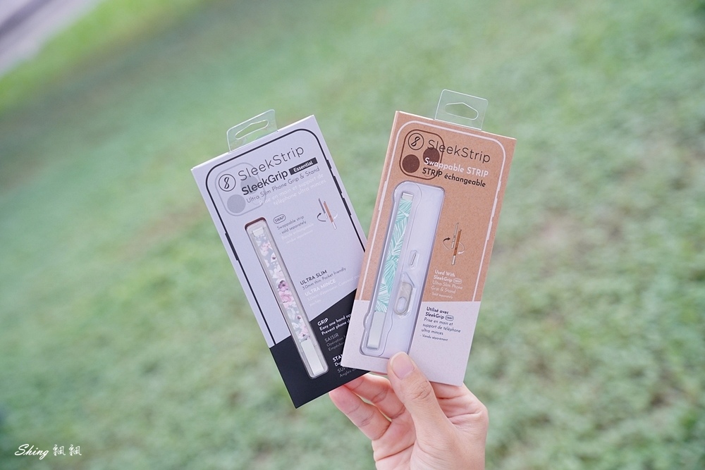 加拿大品牌SleekStrip犀利釦-一秒推開的超薄手機握帶支架，輕量好握不刮手! @博士生瘋狂日記